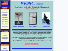 Tablet Screenshot of mednetlocator.com